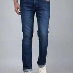 Crimsoune Club Men Straight Fit Light Fade Mid-Rise Stretchable Jeans-image-33