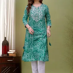 Wawlooks Ethnic Motifs Printed Kurta-picture-15