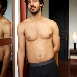 EAZY Pack Of 2 Luxury Fit Trunks LF-MN-Black-G-Wine-2XL image 5