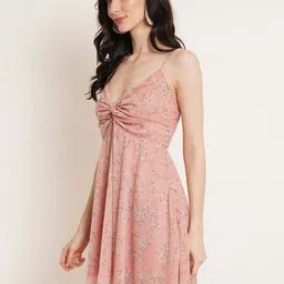 Moda Rapido Floral Printed Fit & Flare Dress image 4