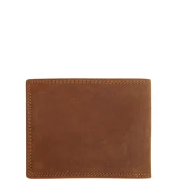 HIROSHI Men Leather Two Fold Wallet image 3