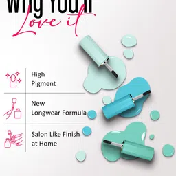 Colors Queen Set Of 4 Glossy Nail Paint - 13 ml Each With Remover Pads - 45 Pieces image 2