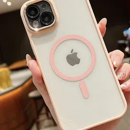 Luxury Kase iPhone 14 Plus Magnetic Clear Shockproof Back Case image 5