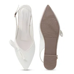 Try Me Women Pointed Toe Mules with Bows $ Buckles Flats image 3