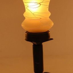 SOMIL Black Printed Glass Table Lamp-picture-42