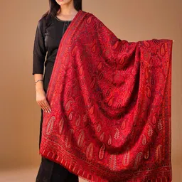 SWI Stylish Women Ethnic Motifs Woven Design Shawl-picture-16