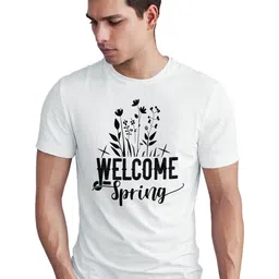 Seekbuylove Men Bio Finish Typography Printed Pure Cotton T-shirt image 5