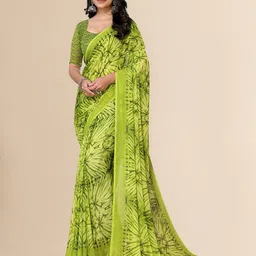 Moda Rapido Women Printed Saree With Unstiched Blouse Piece-image-16