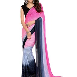 moda rapido ANAND SAREES Striped Satin Saree-picture-36