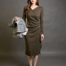 bebe Women Sheath Midi Dress-image-1