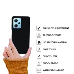 SPRIG Redmi Note 12 Pro 5G Liquid Silicone Back Cover image 2