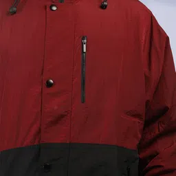 The Roadster Lifestyle Co. Colourblocked Hooded Windcheater Tailored Jacket image 5