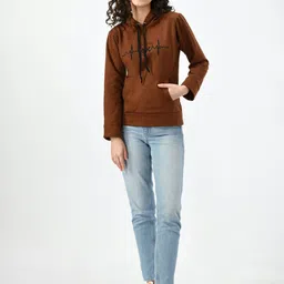 Brainbees Women Hooded Pullover Sweatshirt-image-62