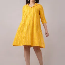 Jollity Floral Print Fit & Flare Dress image 4