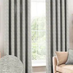 CASABLEU Grey Set of 2 Long Door Curtain-picture-16