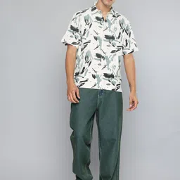 Flying Machine Abstract Printed Pure Cotton Casual Shirt image 2