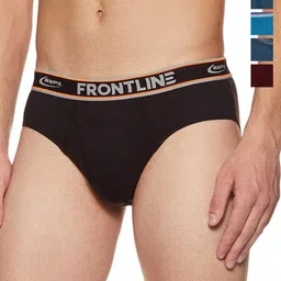 Rupa Frontline Pack Of 5 Assorted Pure Cotton Mid-Rise Basic Briefs-image-60