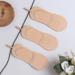 BAESD Unisex Pack Of 3 Cotton Shoe- Liner Socks image 1