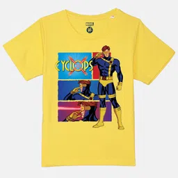 YK Marvel Boys Avengers Printed Pure Cotton Applique T-shirt-image-60