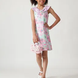 One Friday Floral Print A-Line Dress image 3