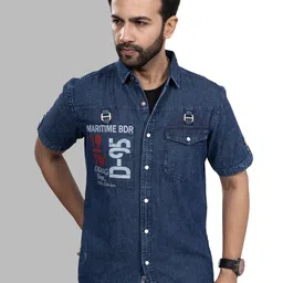 D Finish Men Smart Fit Solid Spread Collar Casual Shirt-picture-10