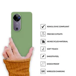 SPRIG Unisex Vivo V40 Pro Impact Resistant Back Case image 3