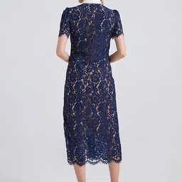 JC Collection Women Embroidered Sheath Midi Dress image 2