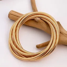 PRIVIU Women Gold-Plated Multistrand Bracelet image 1