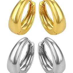 JaiShree Jewels Geometric Hoop Earrings-picture-23