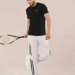 HRX by Hrithik Roshan Men Solid Round Neck Cotton T-shirt image 5