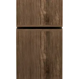 RANDOM Brown Wooden Square Bedside Table image 2