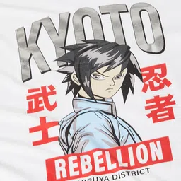 max Boys Graphic Printed Round Neck Cotton T-shirt image 3