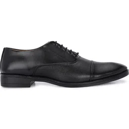 KATENIA Men Textured Round Toe Oxfords Formal Shoes image 3