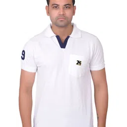 LA MILANO Men Polo Collar Pockets Slim Fit T-shirt-picture-39