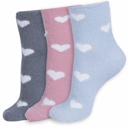 Dollar Women Pack Of 3 Patterned Ankle Length Socks-picture-1