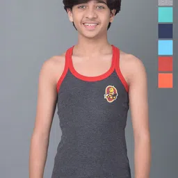 Dollar Bigboss Boys Pack Of 7 Assorted Innerwear Vests image 1