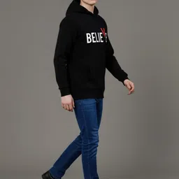 Moda Rapido Men Printed Hooded Pullover Sweatshirt image 3