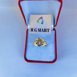 R G MART Unisex Gold-Plated Brass Finger Ring-picture-39