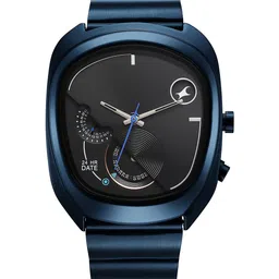 Fastrack Men Brass Dial & Stainless Steel Bracelet Style Straps Analogue Watch 3327QM01-picture-28