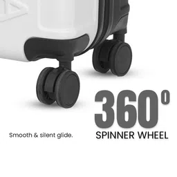 Nautica Hard-Sided 8-Wheel Spinner & Telescopic Handle Cabin Trolley Suitcase image 5