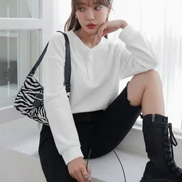 RAHI TRENDZ Woollen Top image 2