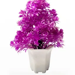 Dekorly Multi Plastic Artificial Flowers & Plants With Pot image 4