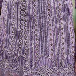 Kvsfab Embroidered Sequinned Semi-Stitched Lehenga & Blouse With Dupatta image 3