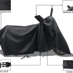 oxtaul Waterproof Two Wheeler Cover for Honda image 2