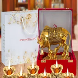 INTERNATIONAL GIFT Gold-Toned Religious Figurine Showpiece-picture-39