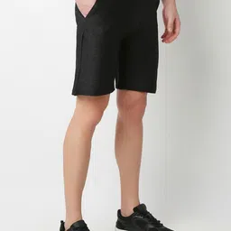 UnderJeans by Spykar Men Mid-Rise Slim Fit Shorts image 4