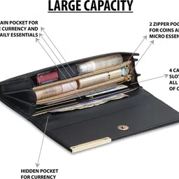 dosyso Casual, Party Black Clutch image 2