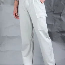 beevee Men Mid-Rise Cargos Regular Fit Trousers-picture-34