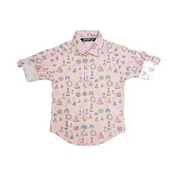 Havok kids Boys Polycotton Printed Regular Fit Casual Shirts-picture-29