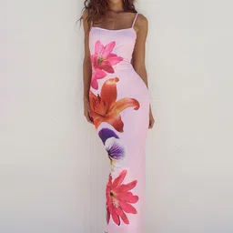 LULU & SKY Women Floral Printed Bodycon Dress-picture-31